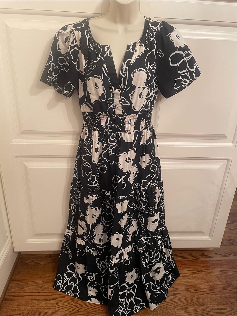 Sugarlips Palmer floral tiered maxi dress sz M - Picture 5 of 8